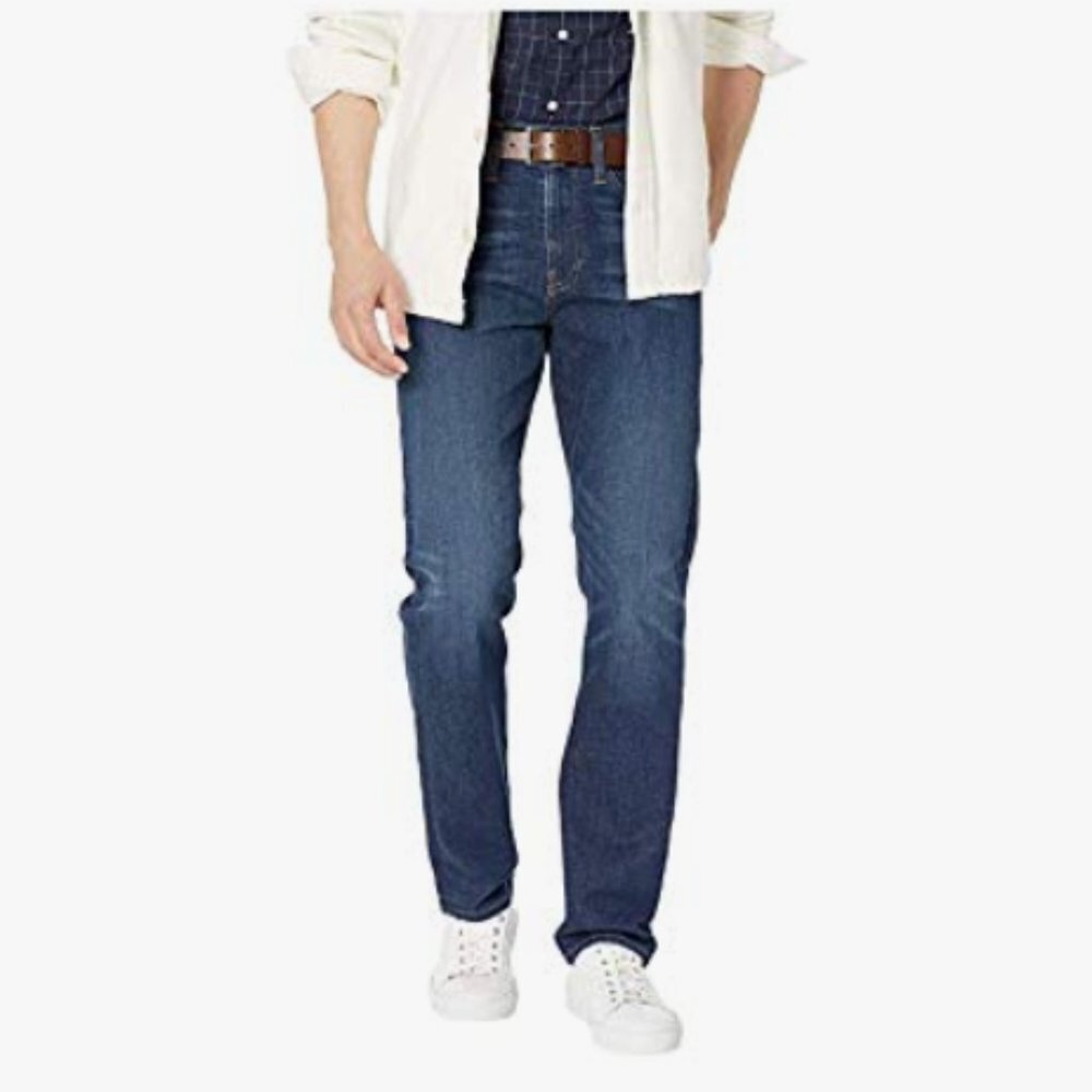 NWT J.Crew Mercantile Men's Blue 770 Stretch Straight Fit Jeans Size 32 x 34